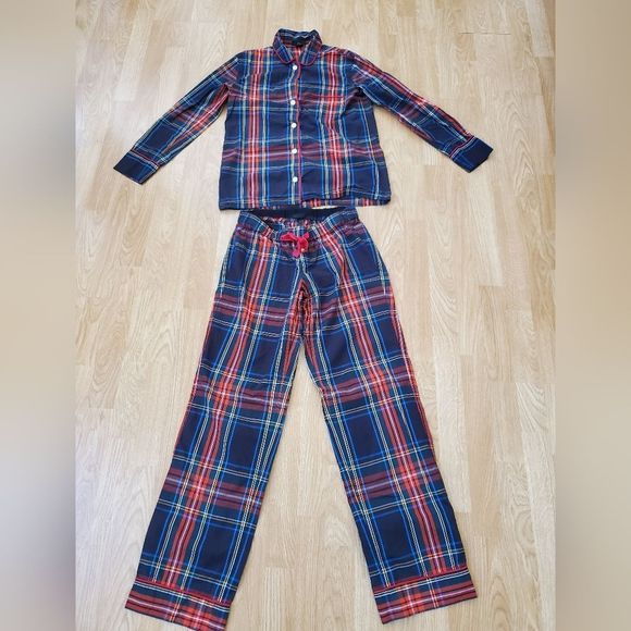 J. Crew Vintage Cotton Plaid Pajama Set - size XXS in Stewart tartan - Picture 6 of 16
